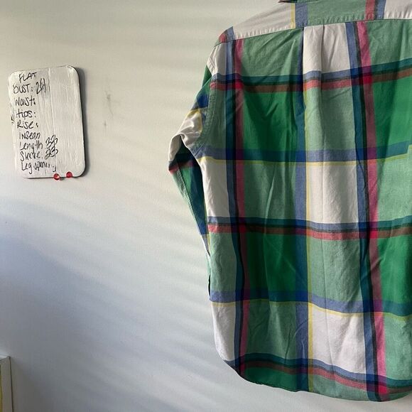 Polo Ralph Lauren Men's Multicolor Plaid Button-Up Long-Sleeve Shirt Size Small - Picture 6 of 7